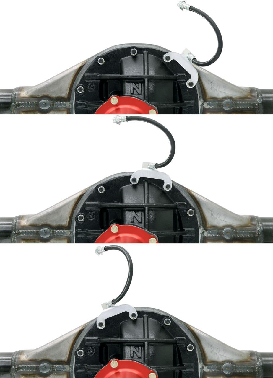 Currie Enterprises CE-6022HU Currie 9 in. Bolt-On Rear Brake Hoses - Zander Auto Parts