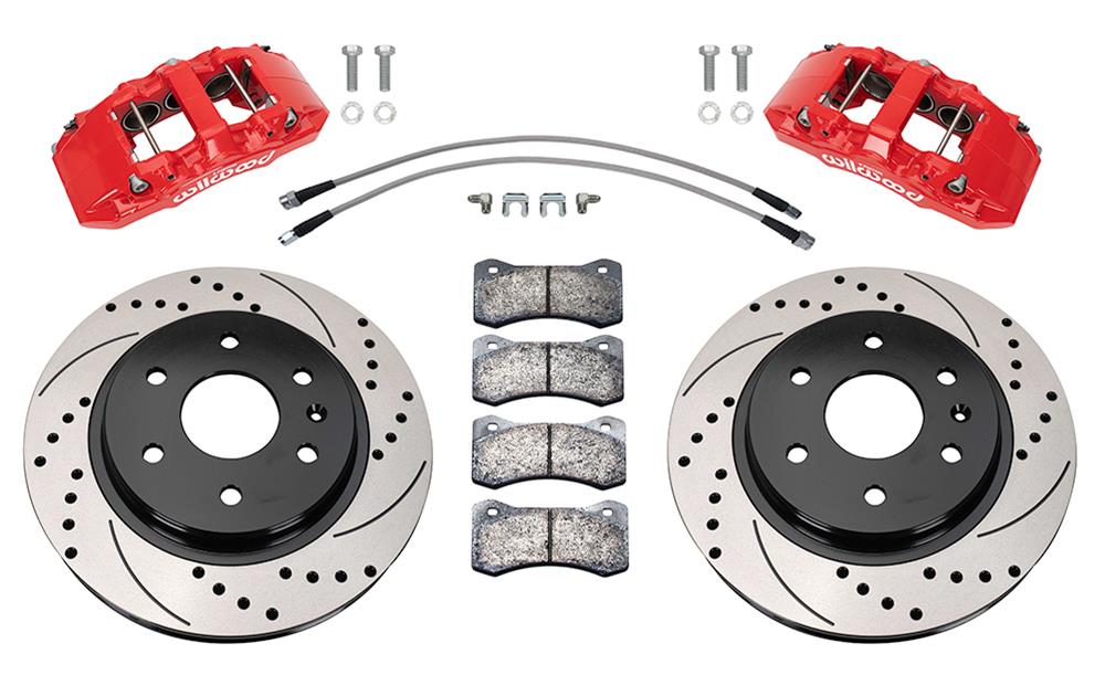 Wilwood Disc Brakes 140-16804-DR Wilwood AERO6-DM Direct Mount Truck Brake Kits - Zander Auto Parts