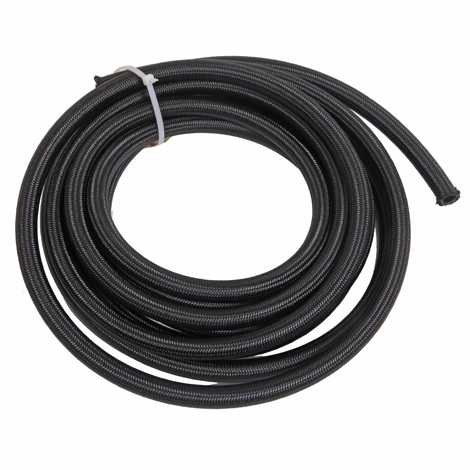 Fragola Performance Systems 841008 Fragola Performance Systems Premium Black Nylon Race Hose - Zander Auto Parts