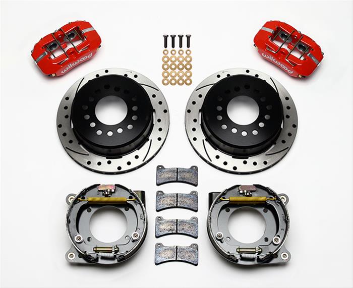 Wilwood Disc Brakes 140-11385-DR Wilwood Forged DynaPro Low-Profile Rear Parking Brake Kits - Zander Auto Parts