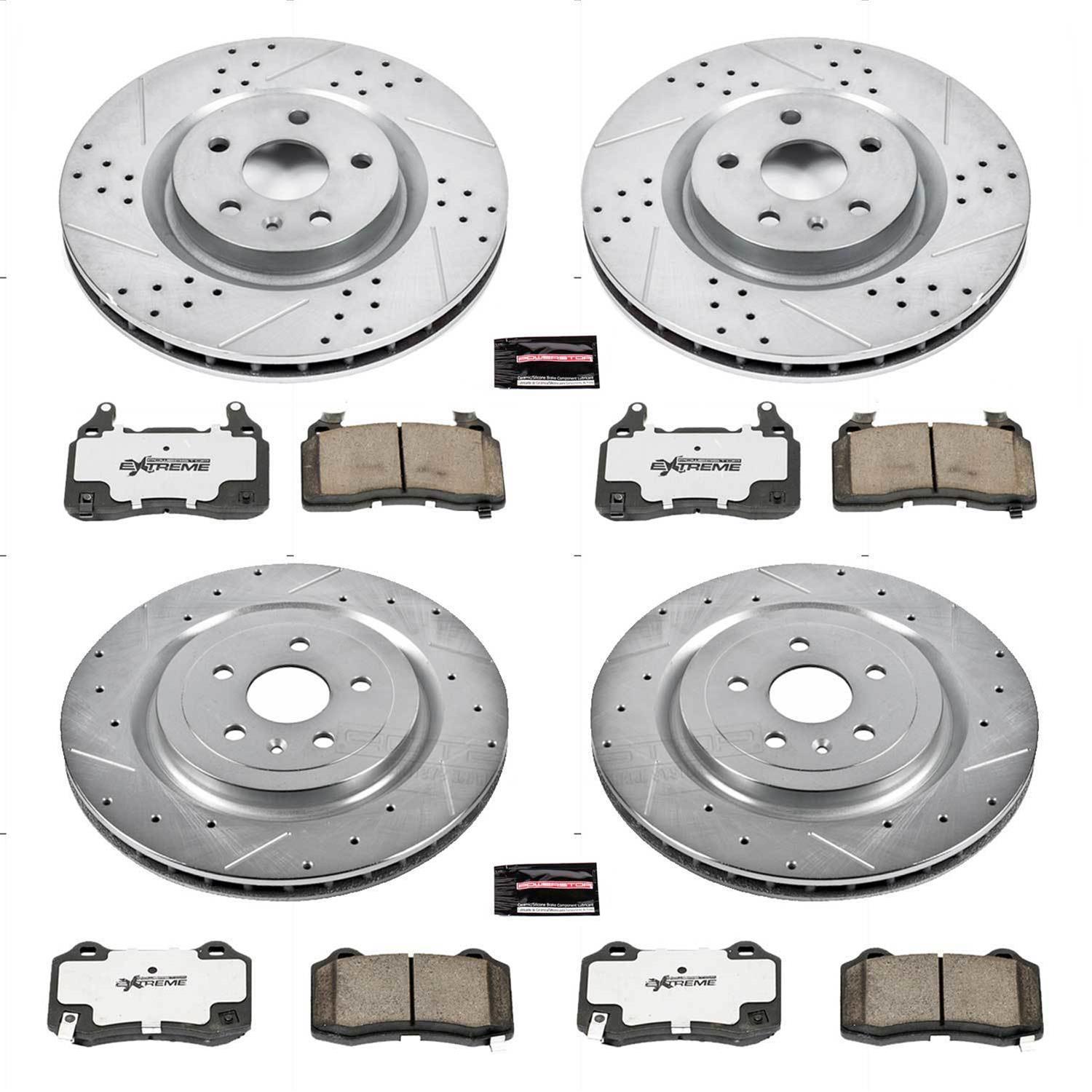 PowerStop K5603-26 PowerStop Z26 Street Warrior Brake Upgrade Kits - Zander Auto Parts