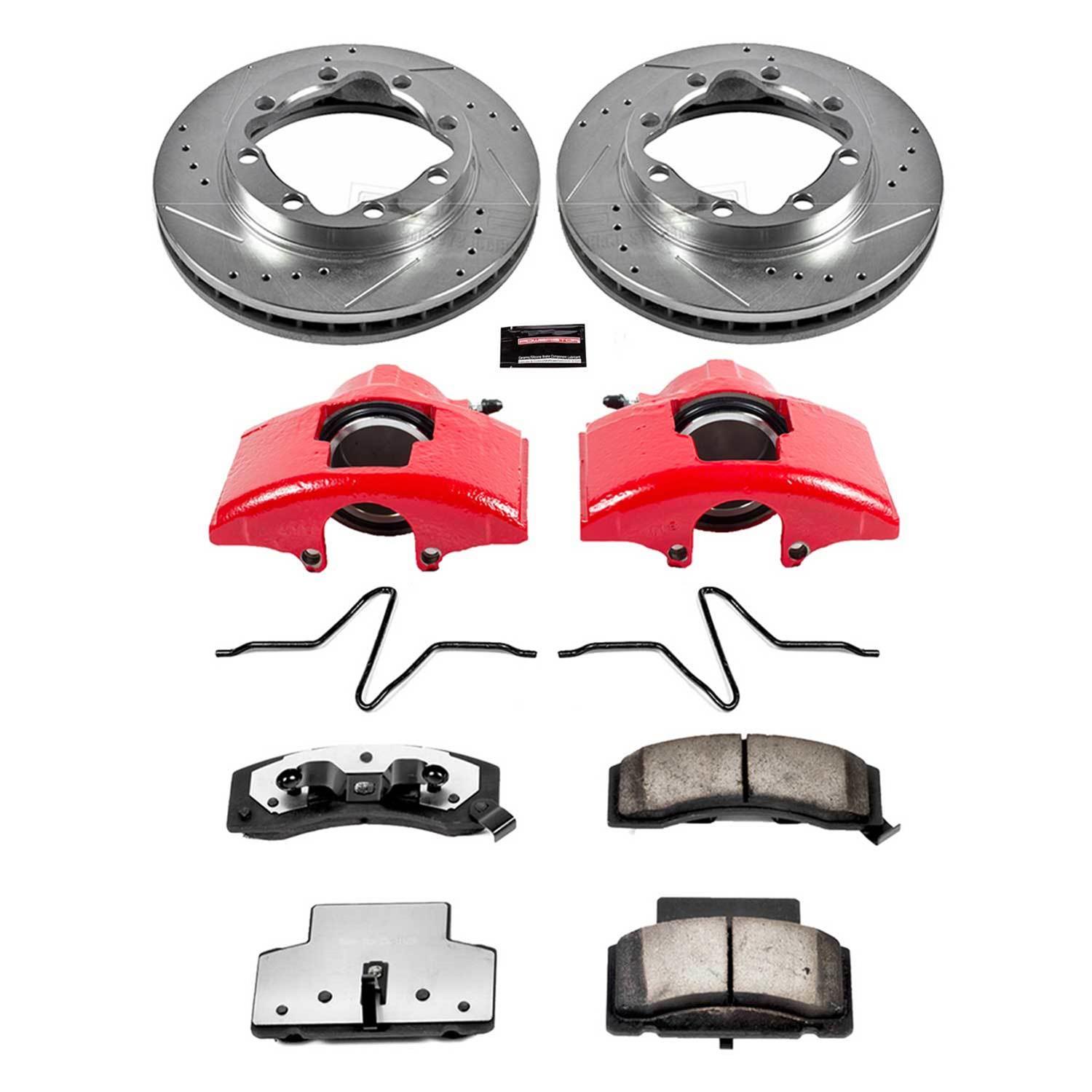 PowerStop KC1992-36 PowerStop Z36 Truck and Tow Brake Upgrade Kits with Calipers - Zander Auto Parts