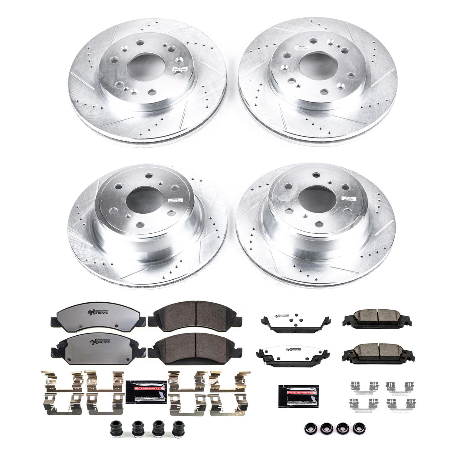 PowerStop K6560-36 PowerStop Z36 Truck and Tow Brake Upgrade Kits - Zander Auto Parts