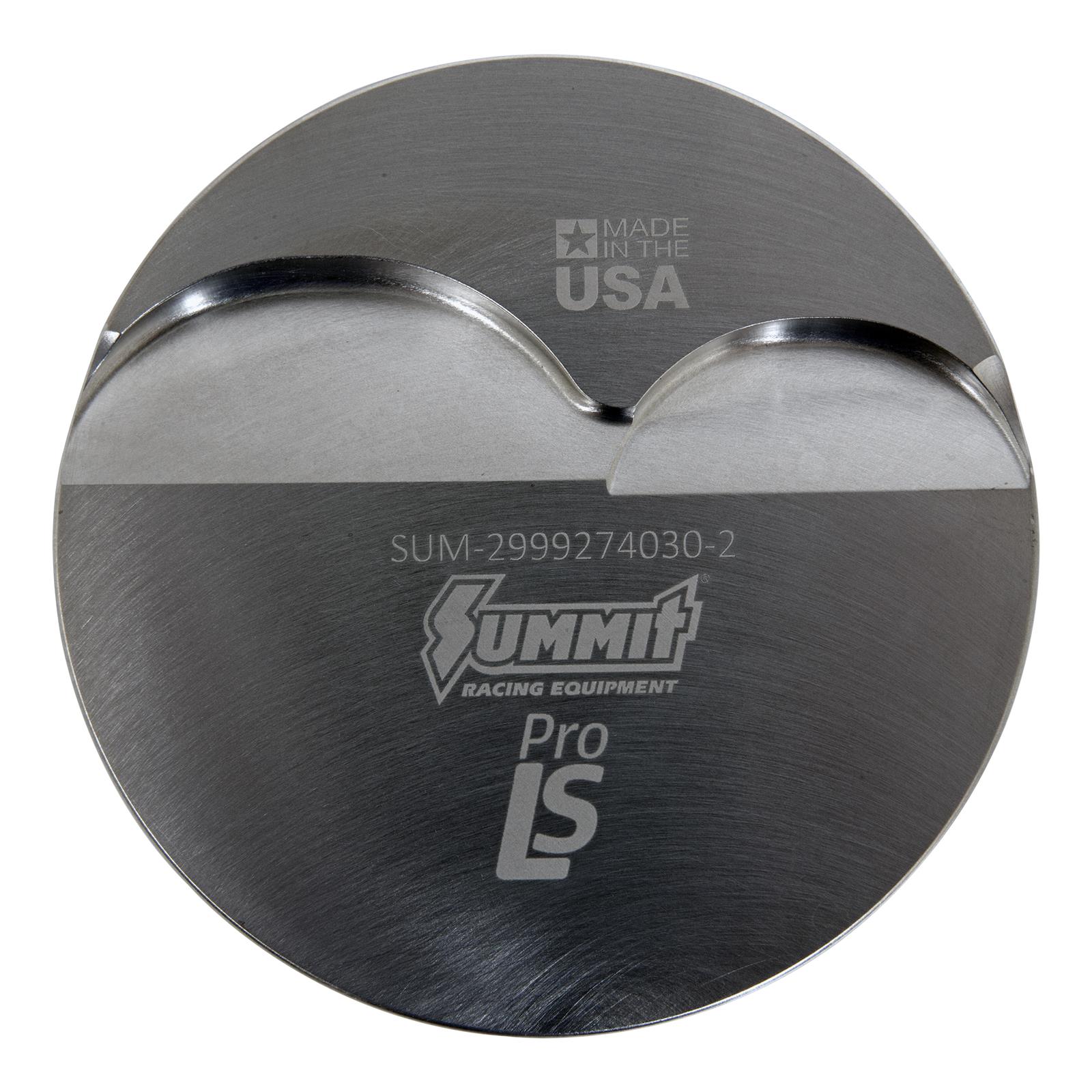 Summit Racing SUM-2999274030-2 Summit Racing™ Pro LS Forged Pistons - Zander Auto Parts