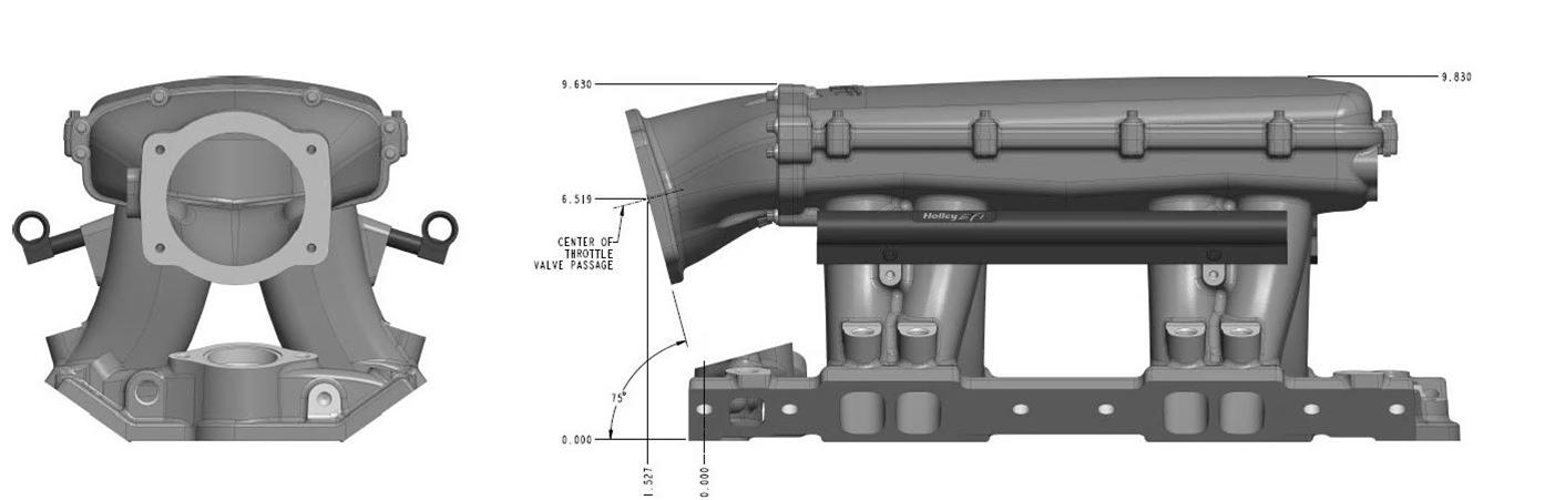 Holley 300-951 Holley EFI Hi-Ram Intake Manifolds - Zander Auto Parts