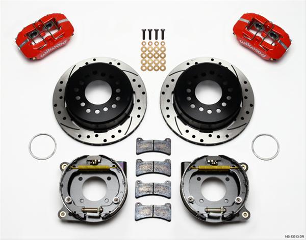 Wilwood Disc Brakes 140-13513-DR Wilwood Forged DynaPro Low-Profile Rear Parking Brake Kits - Zander Auto Parts