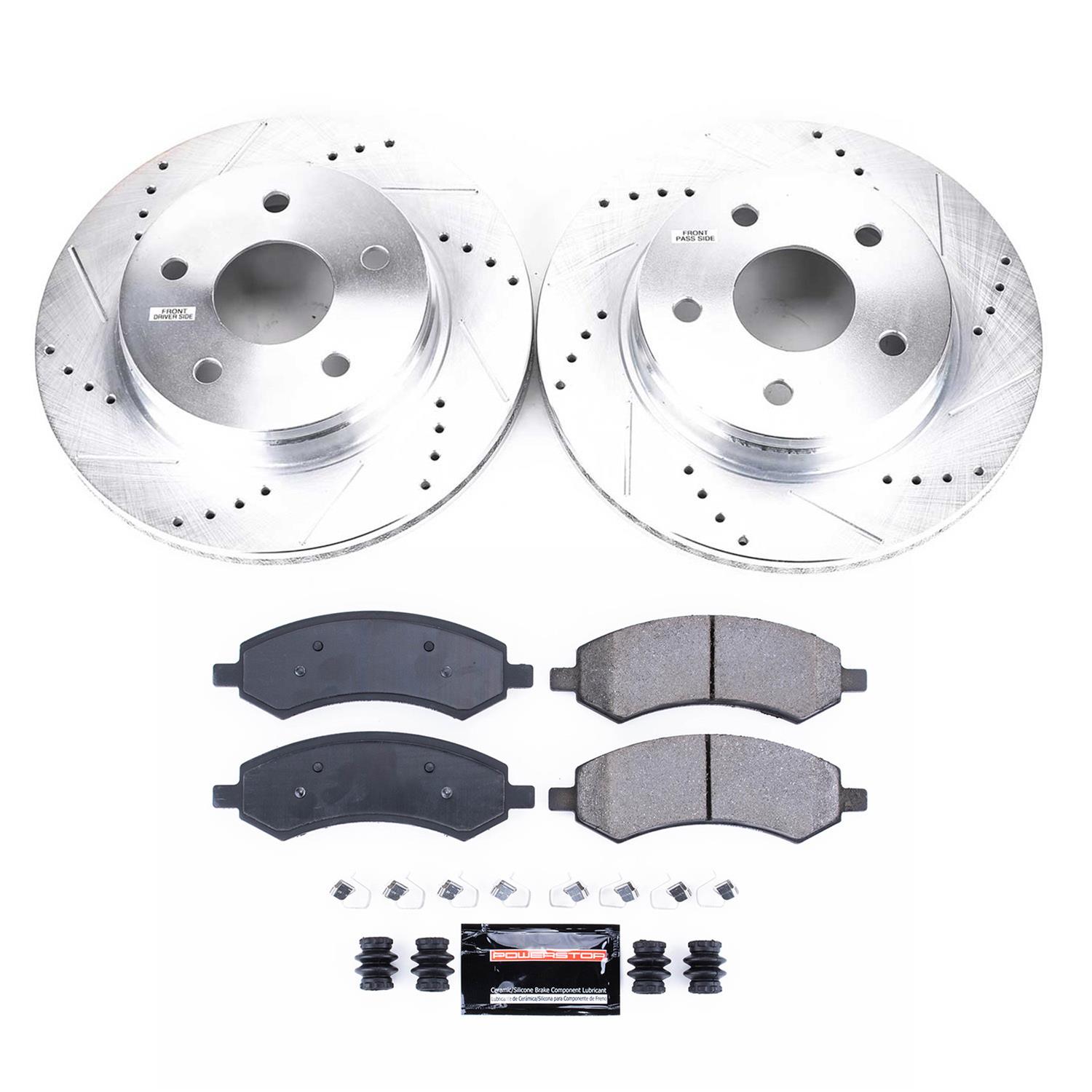 PowerStop K2163 PowerStop Z23 Evolution Sport Brake Upgrade Kits - Zander Auto Parts