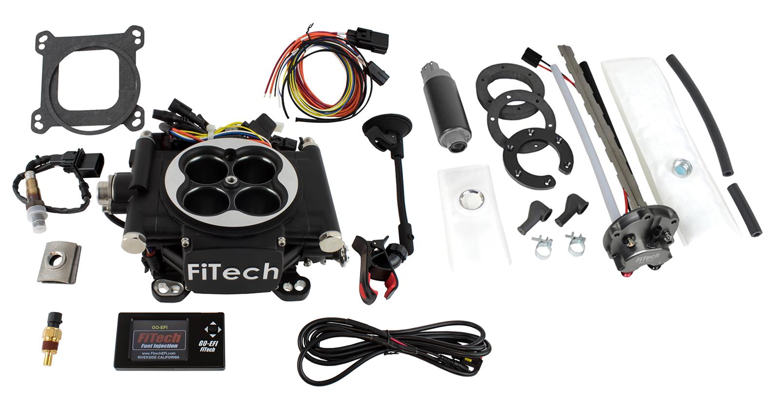 FiTech Fuel Injection 36202 FiTech Go EFI 4 600 HP Self-Tuning Fuel Injection Systems with Go Fuel In-Tank Modules - Zander Auto Parts