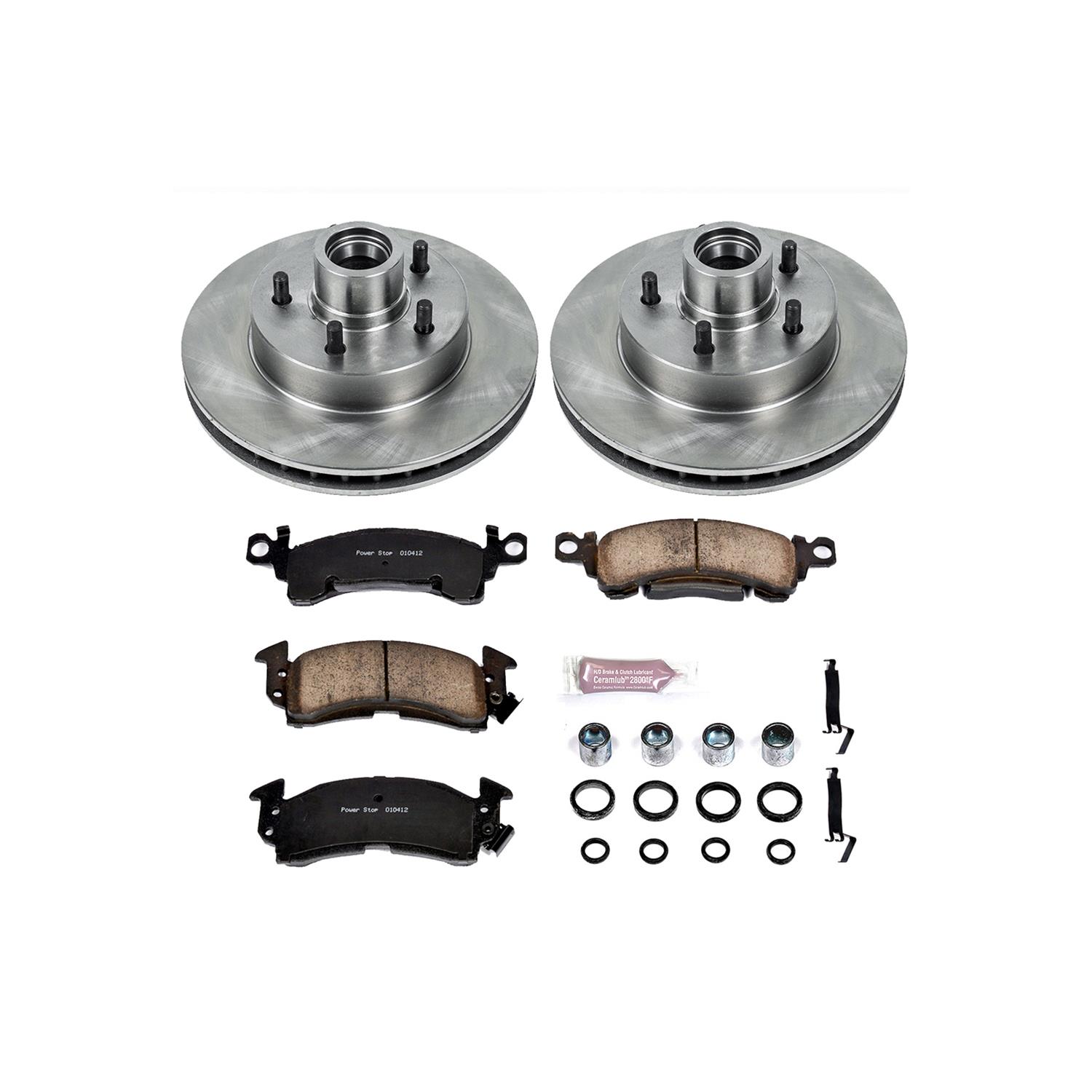 PowerStop KOE4539 PowerStop Z17 Evolution Plus Stock Replacement Brake Kits - Zander Auto Parts