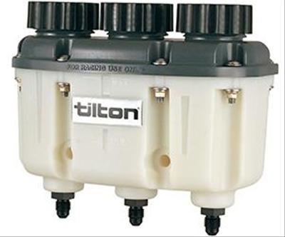Tilton Engineering 72-577 Tilton 3-Chamber Plastic Reservoirs - Zander Auto Parts