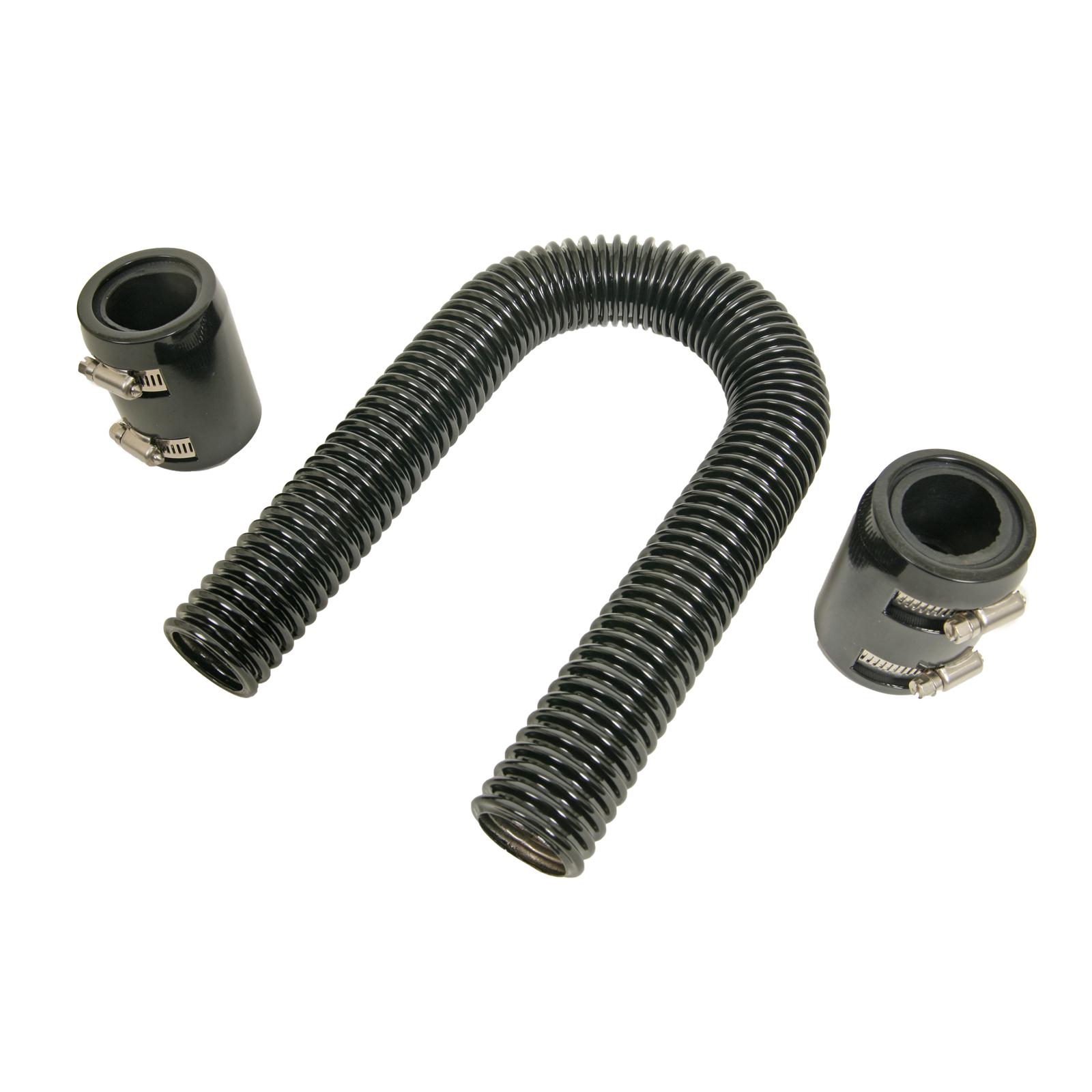Summit Racing SUM-390124-BK Summit Racing™ Stainless Steel Flexible Hoses - Zander Auto Parts