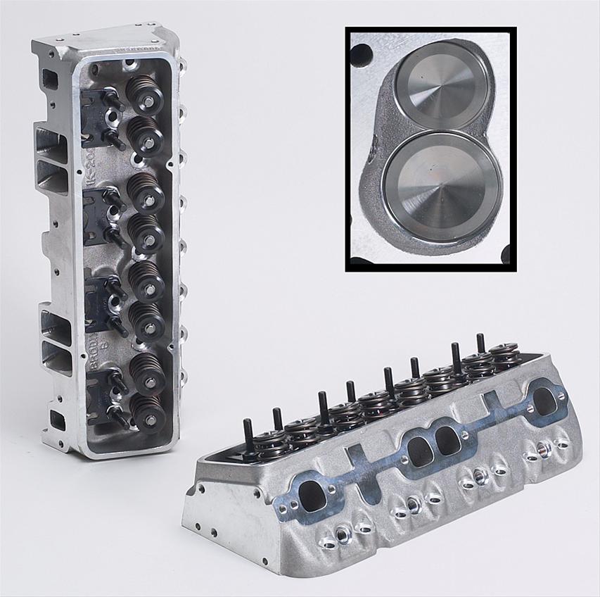 Brodix Cylinder Heads 1021001 Brodix Cylinder Heads IK 200 Cylinder Heads for Small Block Chevy - Zander Auto Parts