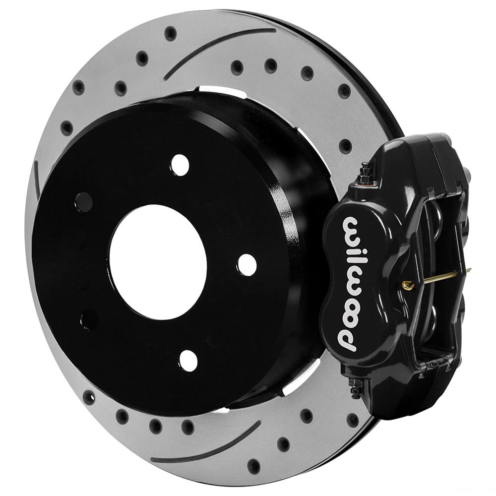 Wilwood Disc Brakes 140-17541-D Wilwood Forged Dynalite Rear Drum-to-Disc Brake Kits - Zander Auto Parts