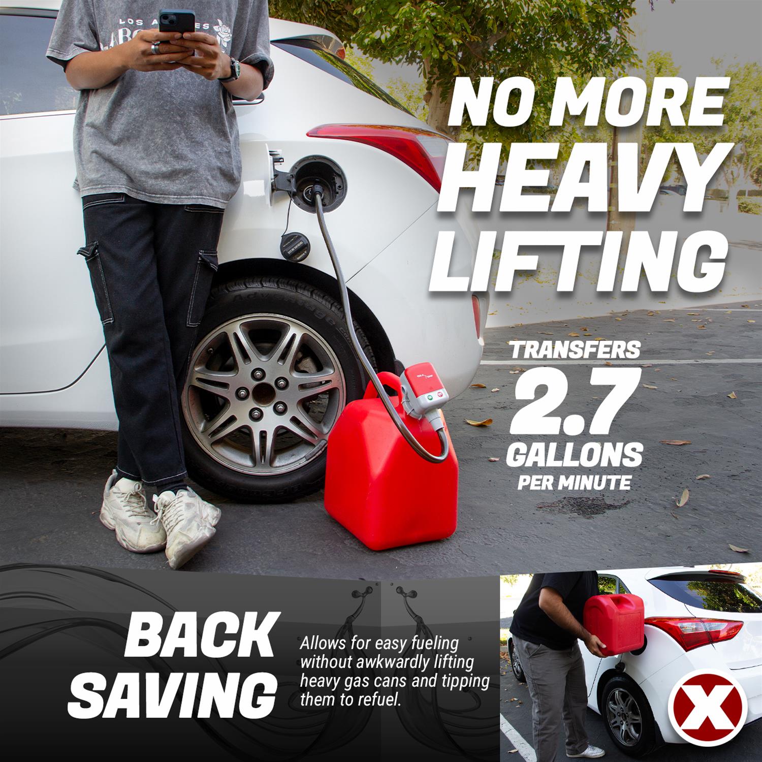 TERA PUMP TRFA01 Tera Pump 2.7 GPM Battery-Powered Pumps - Zander Auto Parts