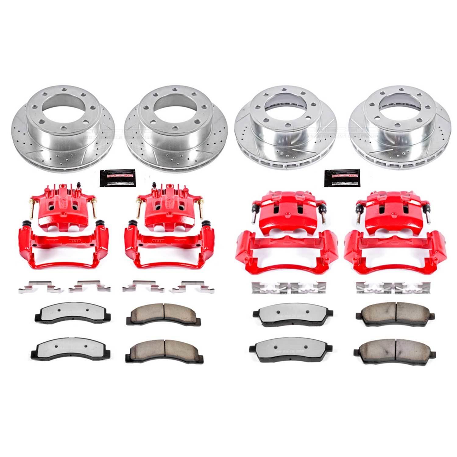 PowerStop KC1906A-36 PowerStop Z36 Truck and Tow Brake Upgrade Kits with Calipers - Zander Auto Parts
