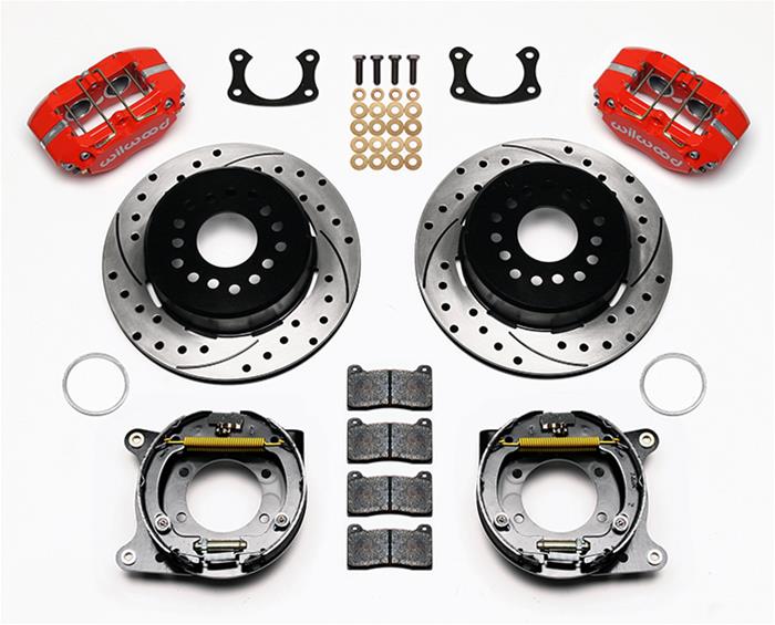 Wilwood Disc Brakes 140-13181-DR Wilwood DynaPro Lug-Mount Rear Parking Brake Kits - Zander Auto Parts