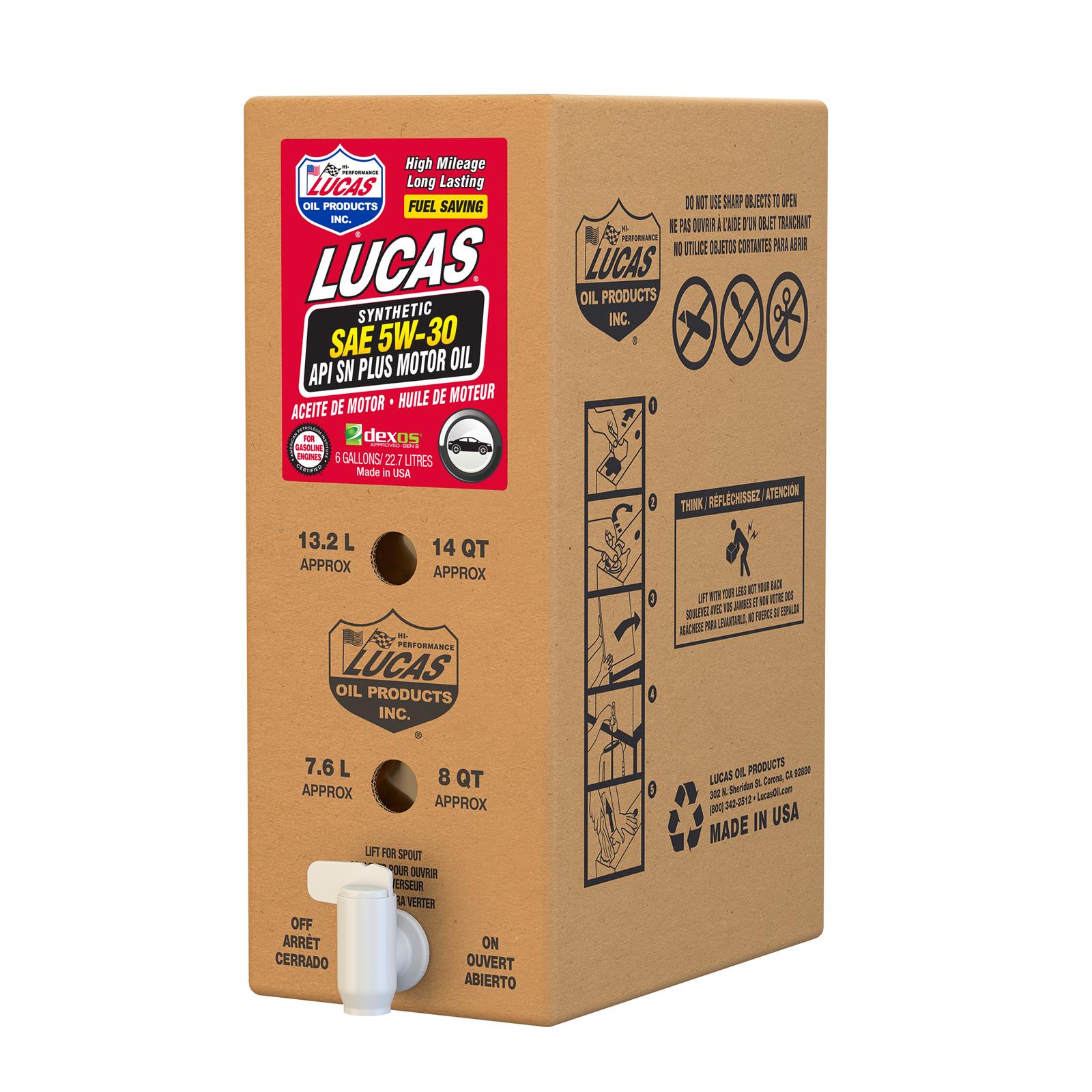 Lucas Oil 18005 Lucas High Performance Synthetic Oil - Zander Auto Parts