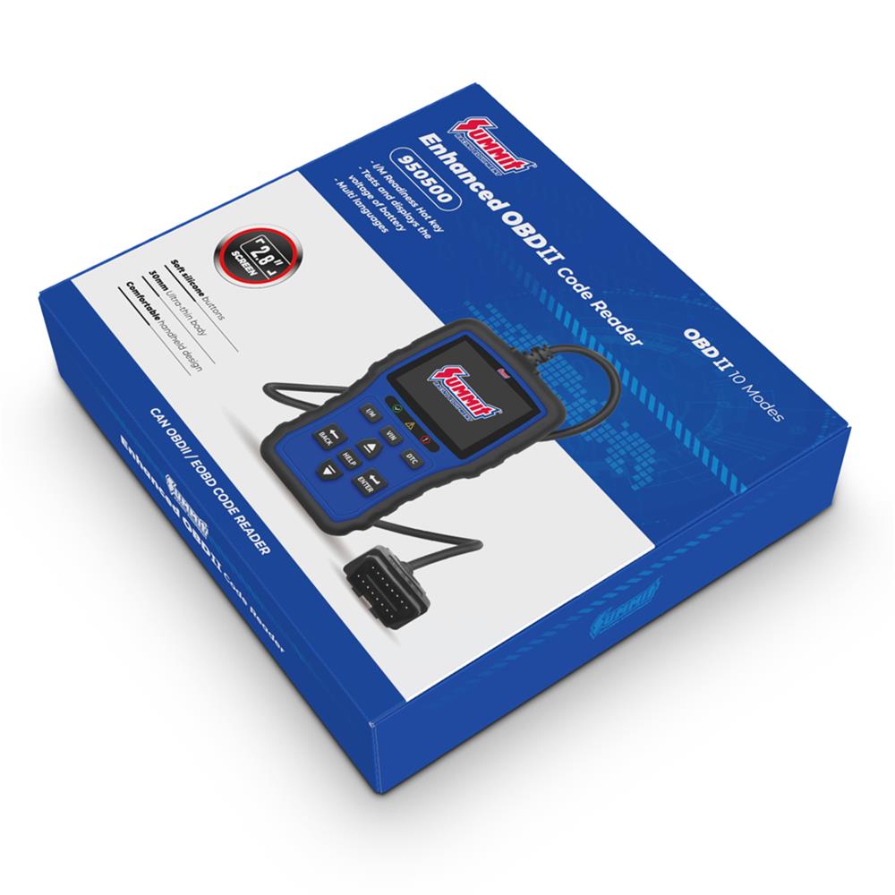 Summit Racing SUM-950500 Summit Racing™ Enhanced OBDII Code Readers - Zander Auto Parts