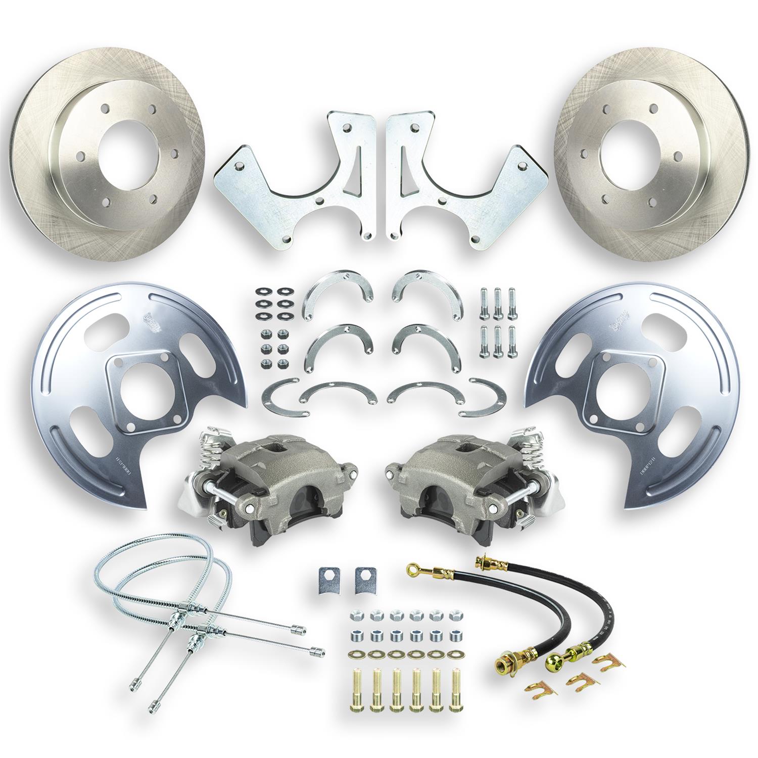The Right Stuff TRD4706 The Right Stuff Rear Disc Brake Conversion Kits - Zander Auto Parts
