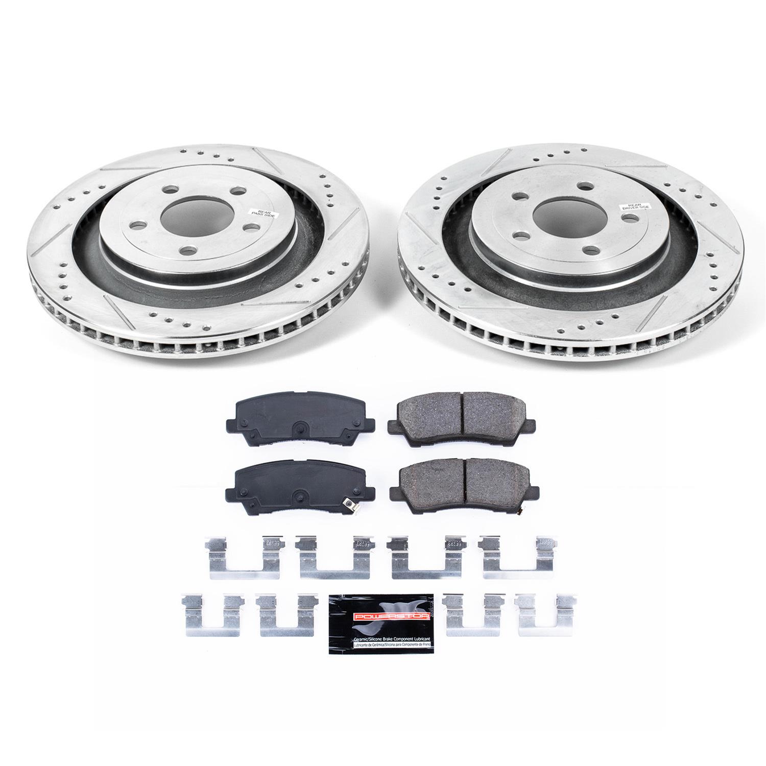 PowerStop K6805 PowerStop Z23 Evolution Sport Brake Upgrade Kits - Zander Auto Parts
