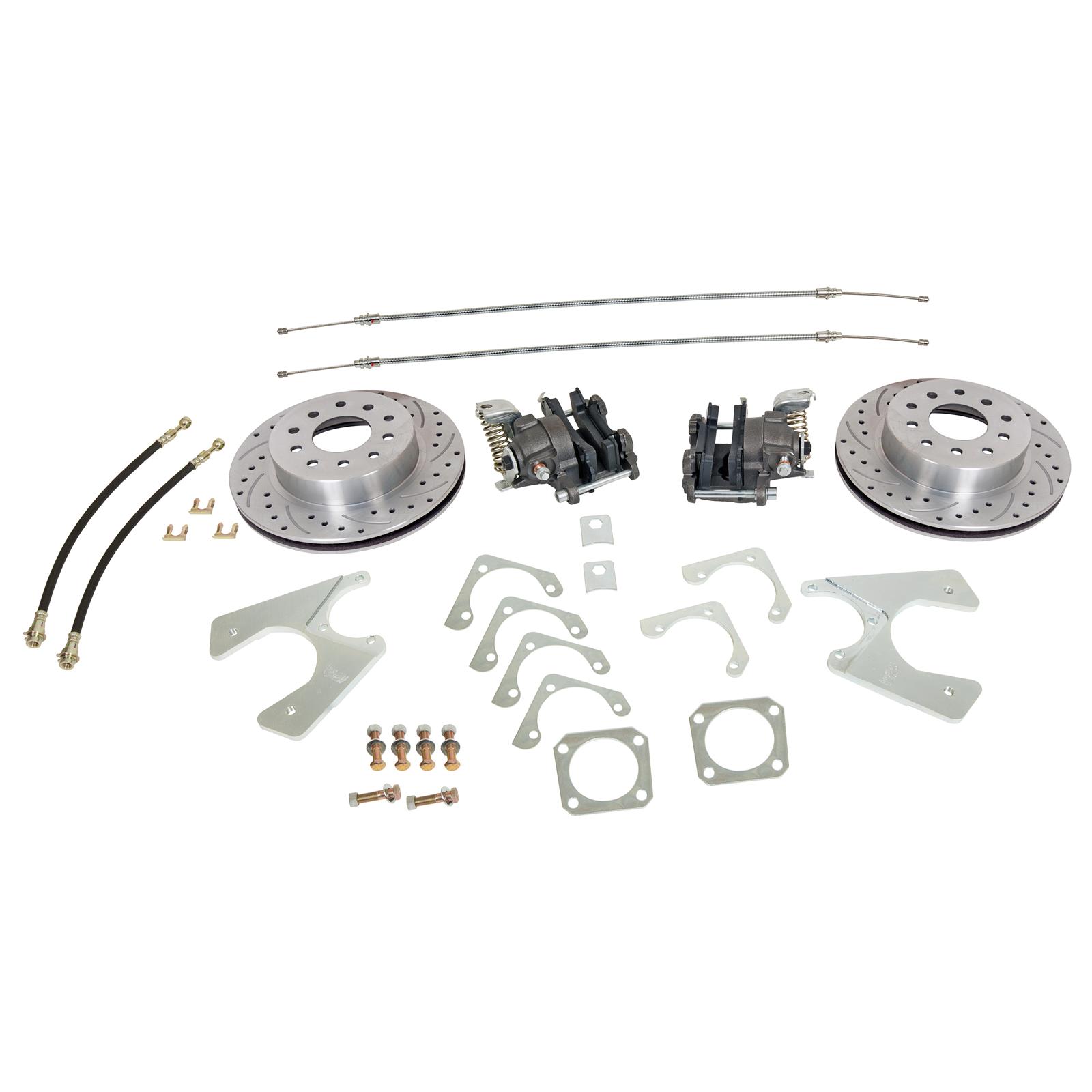 Summit Racing SUM-BK1626-DS Summit Racing™ Rear Drum-to-Disc Brake Conversion Kits - Zander Auto Parts