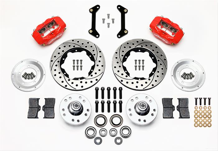 Wilwood Disc Brakes 140-11009-DR Wilwood Forged Dynalite Pro Series Front Disc Brake Kits - Zander Auto Parts