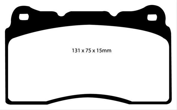 EBC Brakes DP51210NDX EBC Bluestuff NDX Brake Pads - Zander Auto Parts