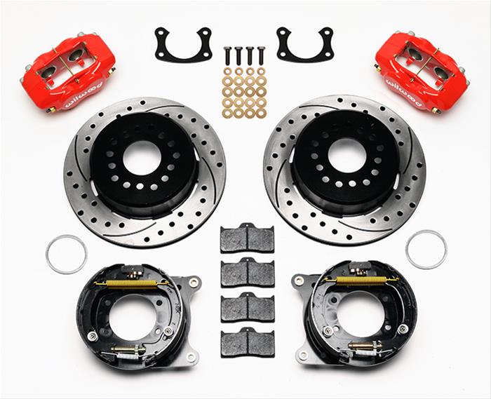 Wilwood Disc Brakes 140-9791-DR Wilwood Forged Dynalite Rear Parking Brake Kits - Zander Auto Parts