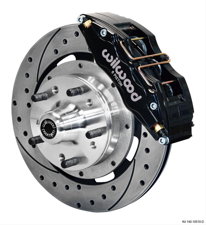 Wilwood Disc Brakes 140-12836-D Wilwood Forged DynaPro 6 Big Brake Front Brake Kits - Zander Auto Parts