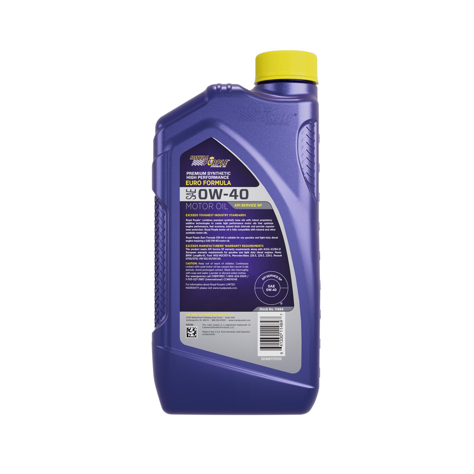 Royal Purple 11484 Royal Purple Premium High Performance Motor Oil - Zander Auto Parts