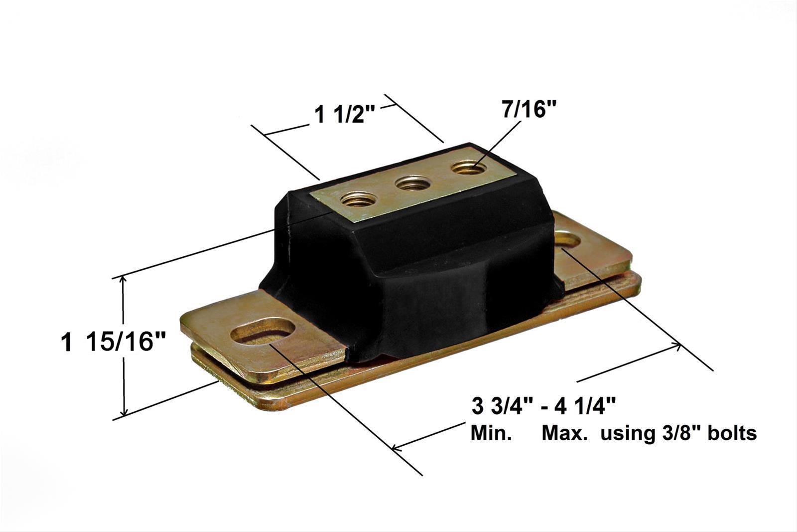 Energy Suspension 3.1108G Energy Suspension Transmission Mounts - Zander Auto Parts