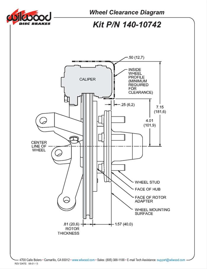 Wilwood Disc Brakes 140-10742-D Wilwood Forged DynaPro 6 Big Brake Front Brake Kits - Zander Auto Parts
