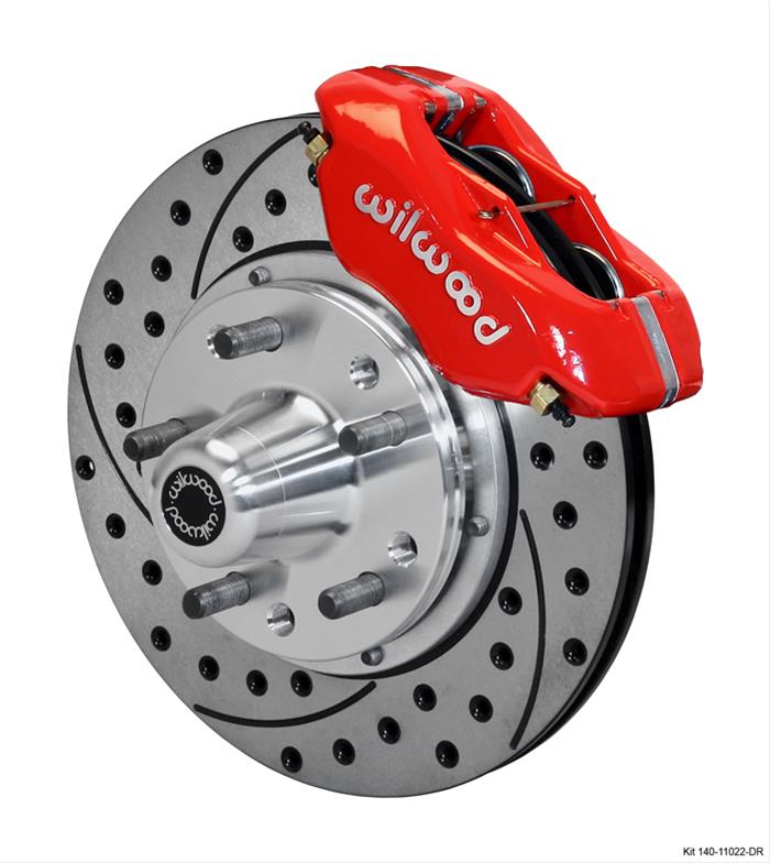 Wilwood Disc Brakes 140-11012-DR Wilwood Forged Dynalite Pro Series Front Disc Brake Kits - Zander Auto Parts