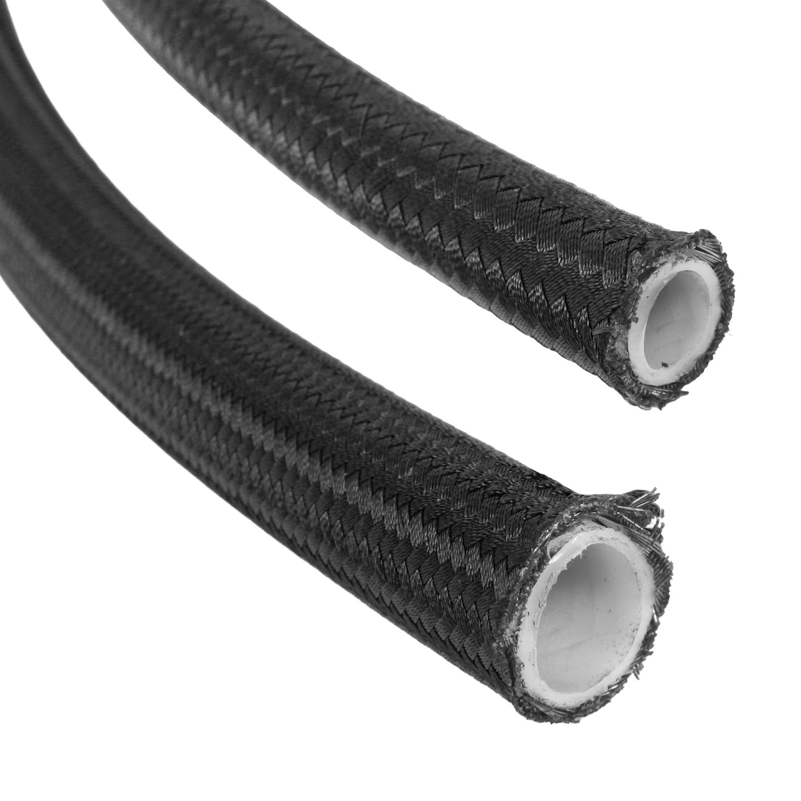 Summit Racing SUM-H2-06-15-BLK Summit Racing™ PTFE Nylon Braided Hoses - Zander Auto Parts