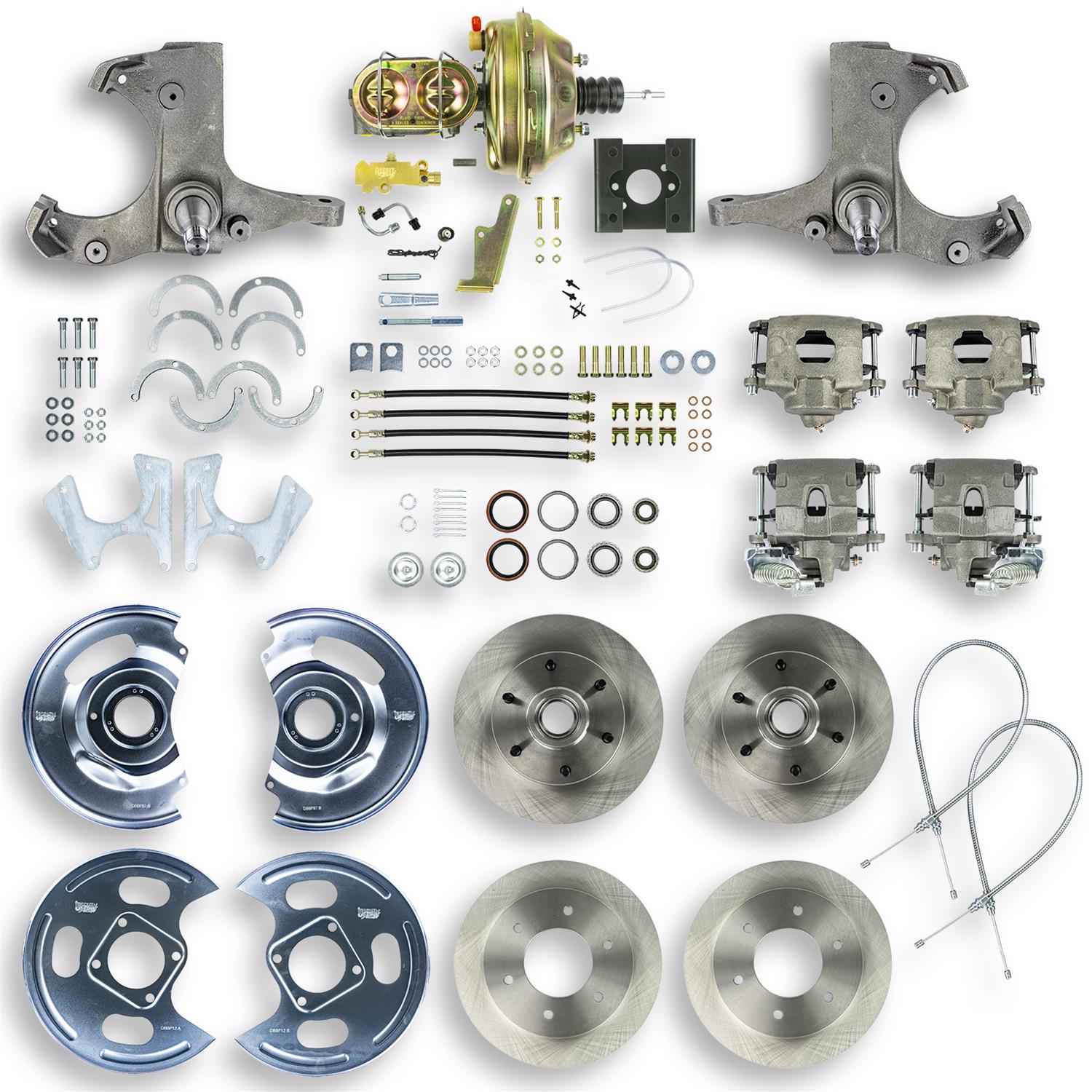 The Right Stuff TDC6356 The Right Stuff Street Series Disc Brake Conversion Kits - Zander Auto Parts