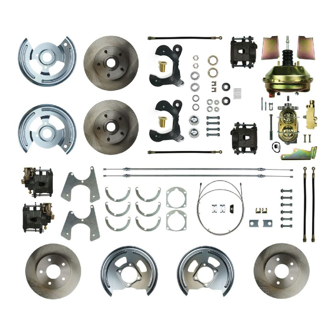 The Right Stuff FSC594DCC The Right Stuff 4-Wheel Disc Brake Conversion Kits - Zander Auto Parts