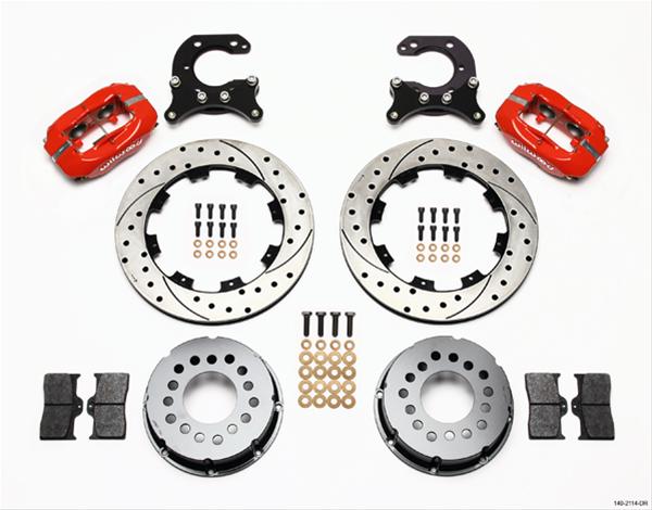 Wilwood Disc Brakes 140-2114-DR Wilwood Forged Dynalite Pro Series Rear Disc Brake Kits - Zander Auto Parts