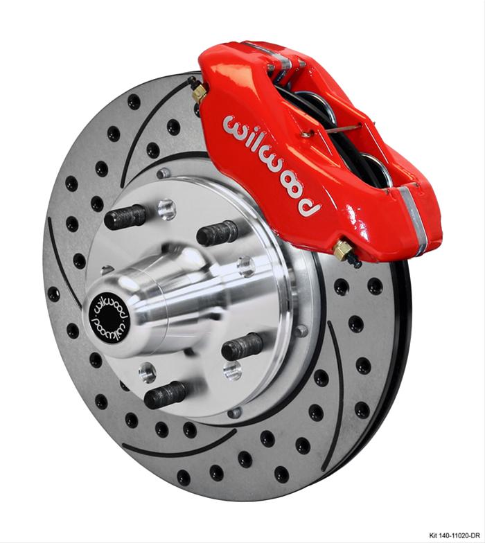 Wilwood Disc Brakes 140-11020-DR Wilwood Forged Dynalite Pro Series Front Disc Brake Kits - Zander Auto Parts