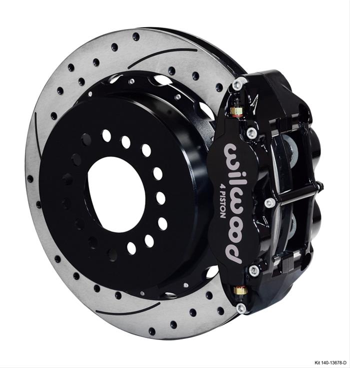 Wilwood Disc Brakes 140-13678-D Wilwood Forged Narrow Superlite 4R Big Brake Rear Parking Brake Kits - Zander Auto Parts