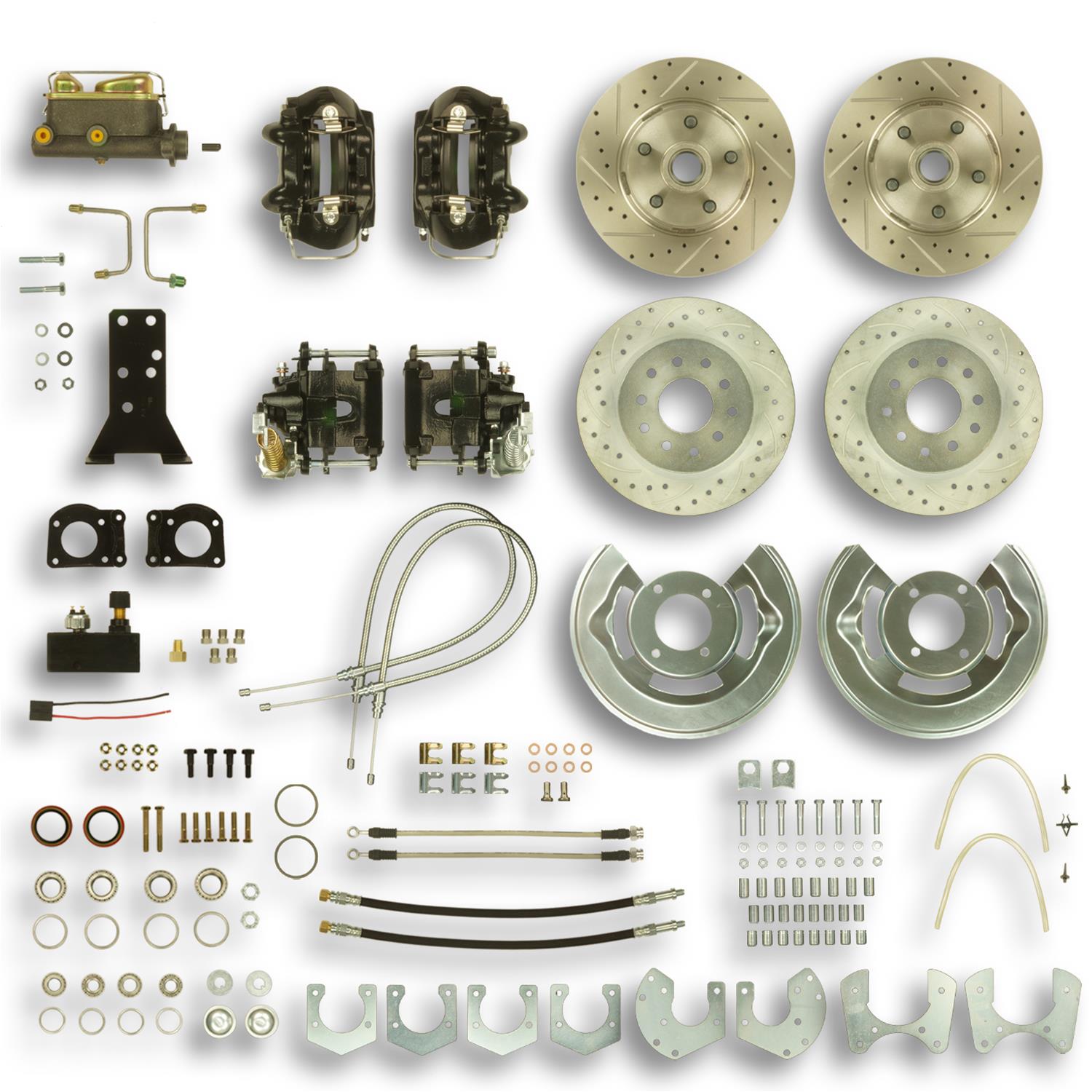 The Right Stuff ZSD6758S The Right Stuff Street Series Disc Brake Conversion Kits - Zander Auto Parts
