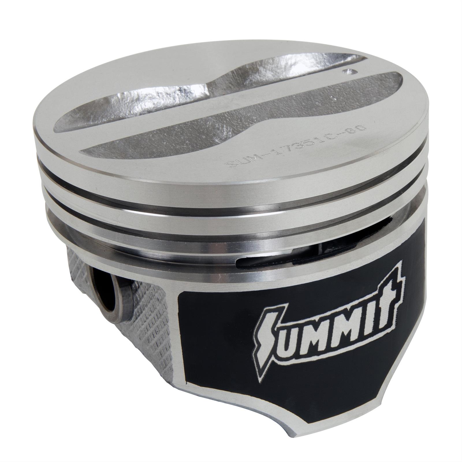 Summit Racing SUM-17351C-00 Summit Racing™ Coated Hypereutectic Pistons - Zander Auto Parts