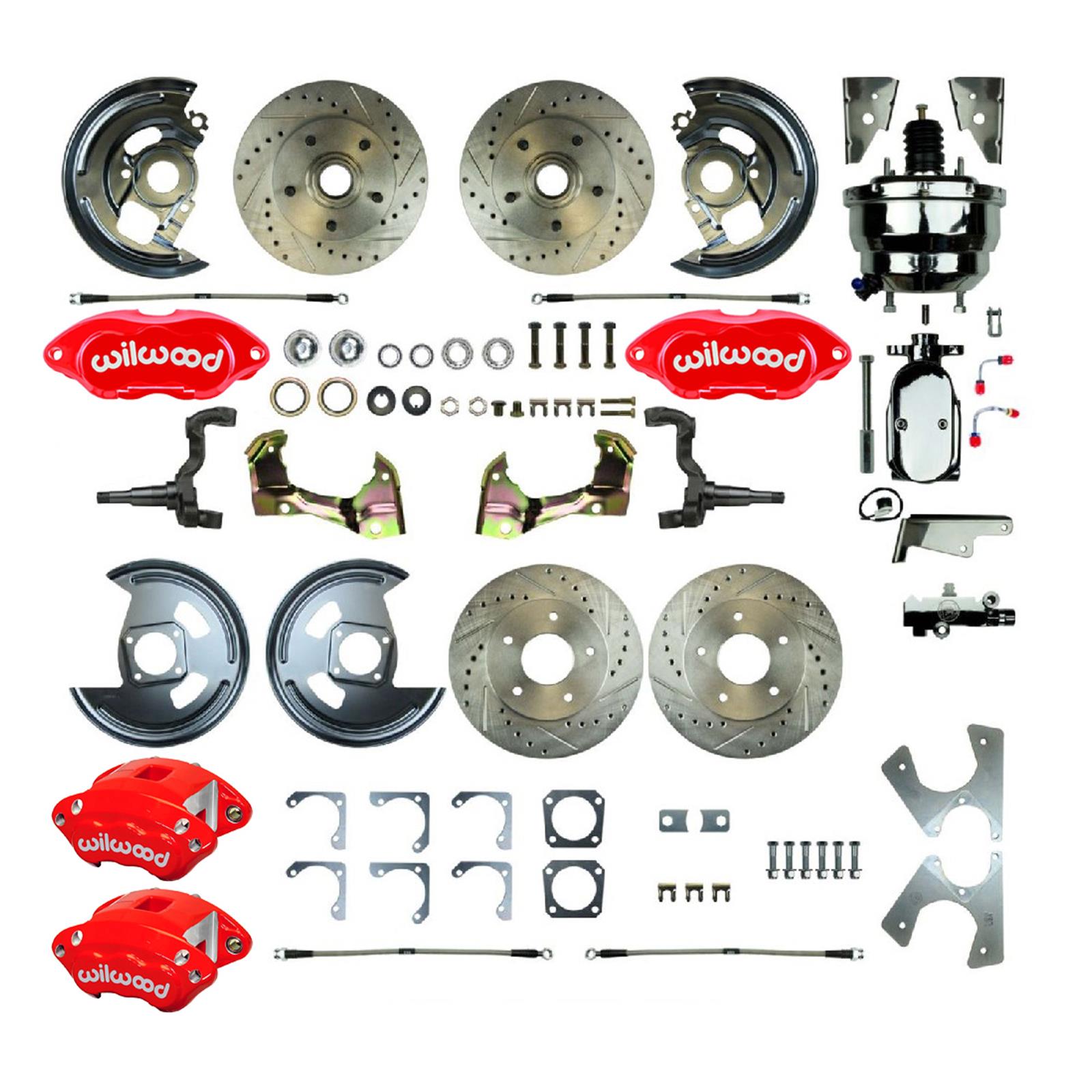 The Right Stuff AFXDC21CZX The Right Stuff Performance Series Front and Rear Disc Brake Conversion Kits - Zander Auto Parts