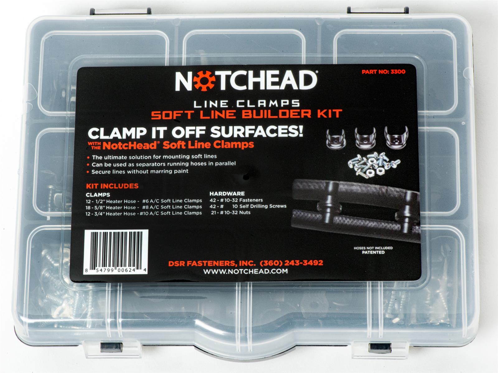 NotcHead 3300 NotcHead Soft Line Clamp Builder Kits - Zander Auto Parts