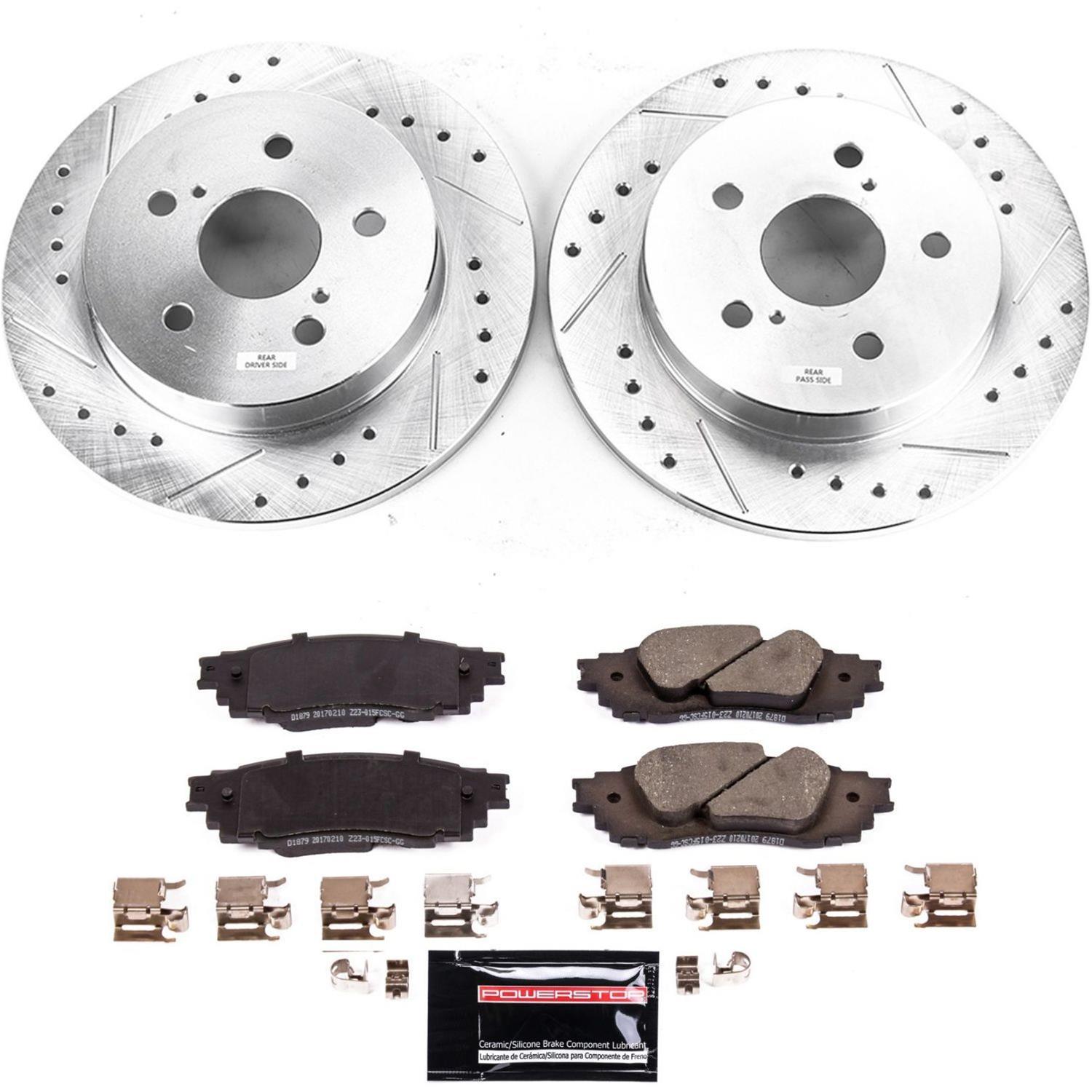 PowerStop K8333 PowerStop Z23 Evolution Sport Brake Upgrade Kits - Zander Auto Parts