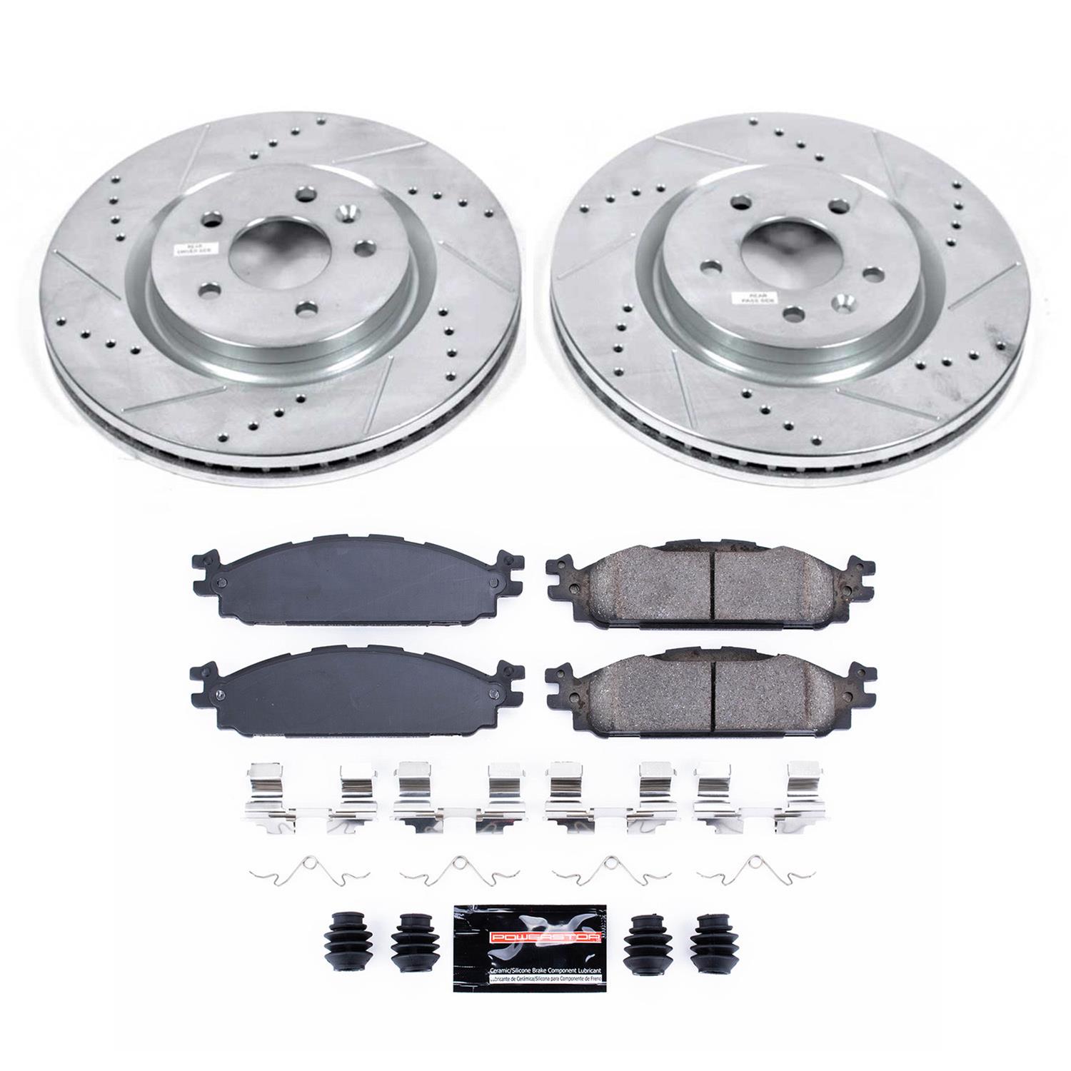 PowerStop K5583 PowerStop Z23 Evolution Sport Brake Upgrade Kits - Zander Auto Parts