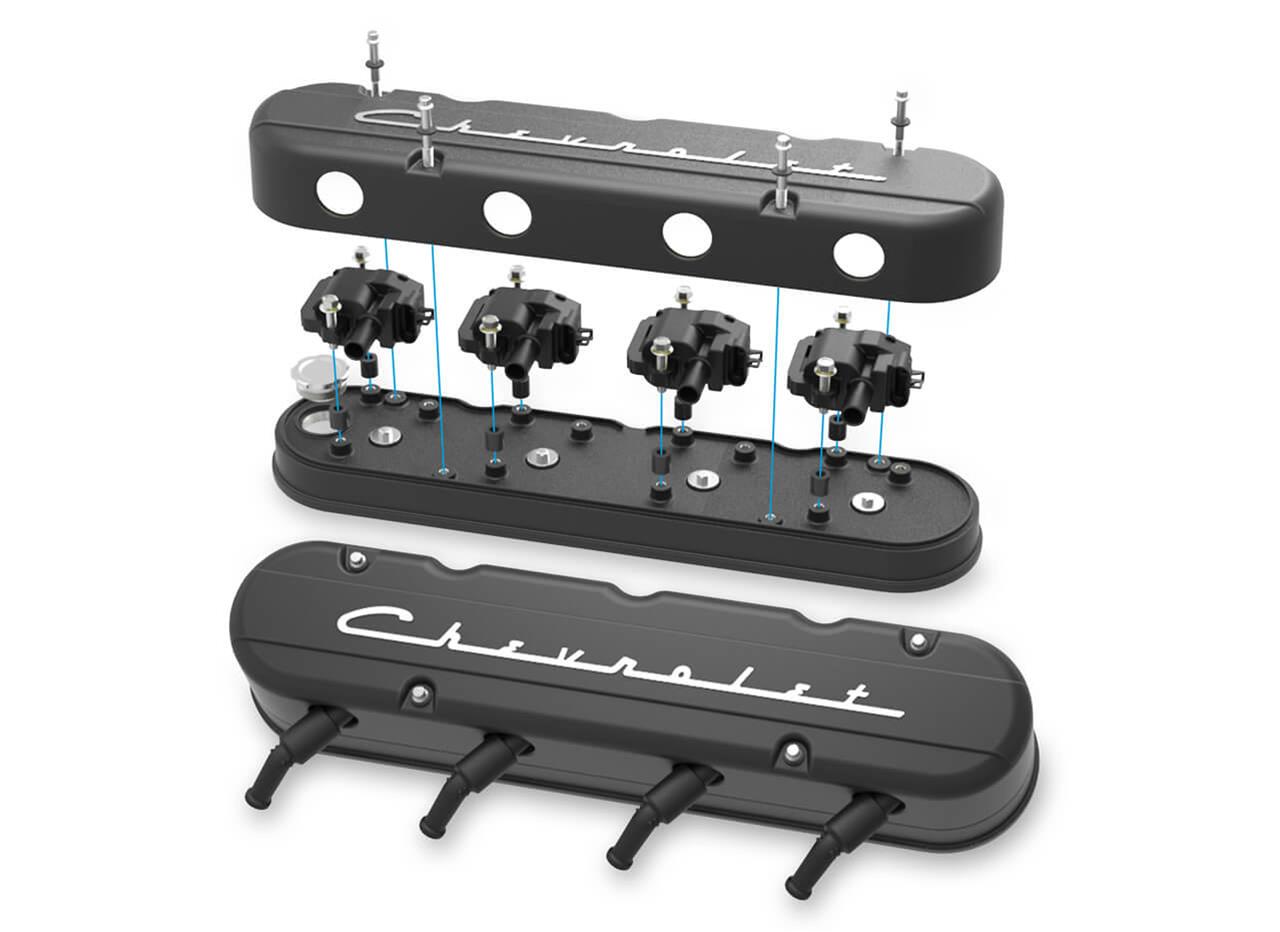 Holley 241-177 Holley Aluminum LS Valve Covers - Zander Auto Parts