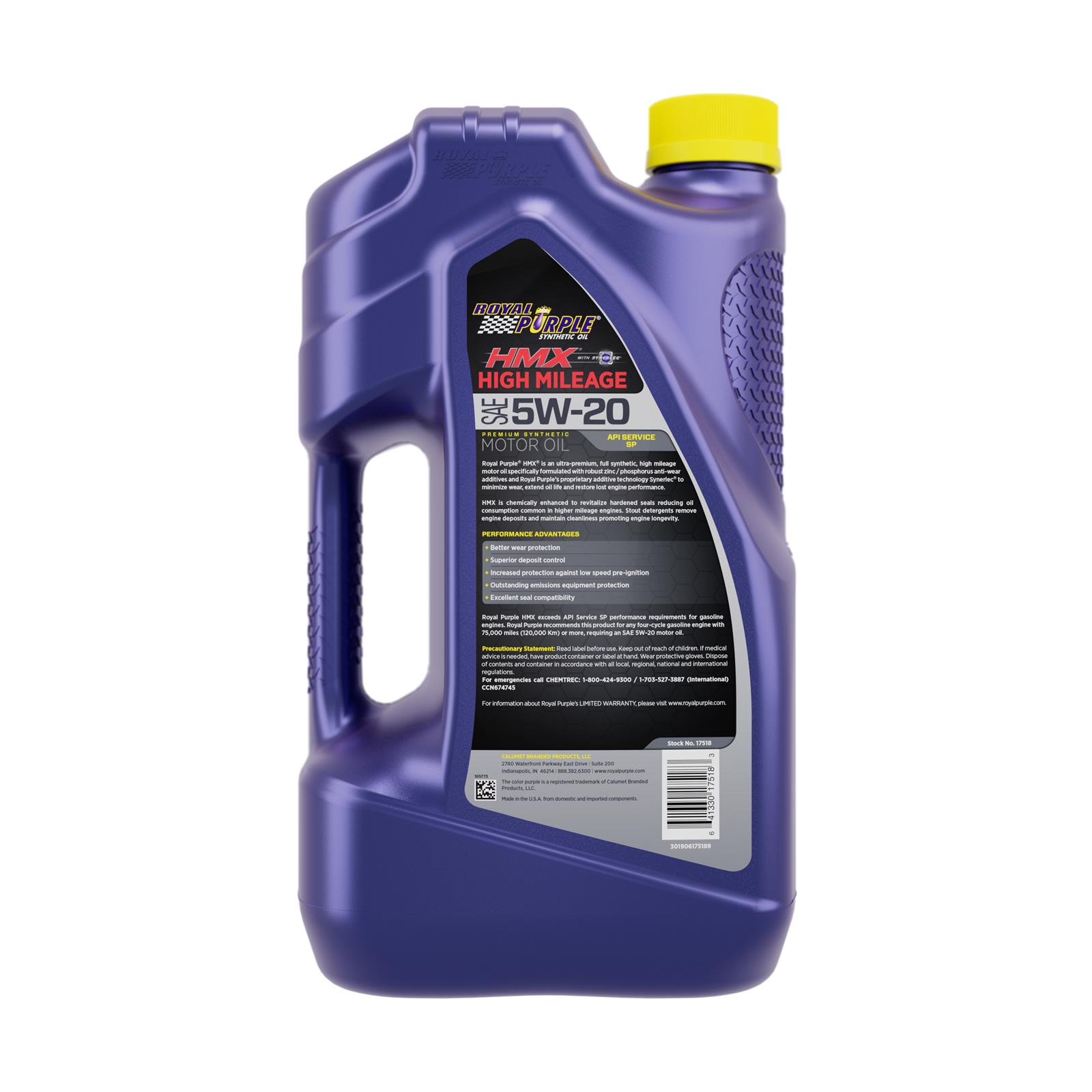Royal Purple 17518 Royal Purple HMX High-Mileage Motor Oil - Zander Auto Parts