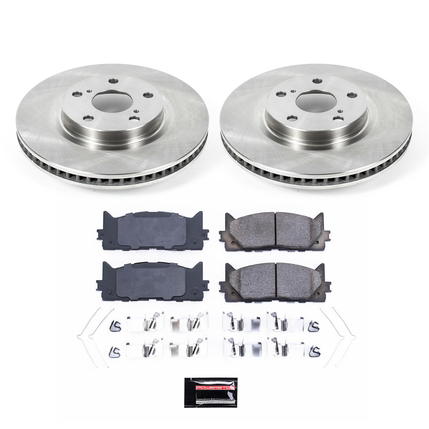 PowerStop KOE3053 PowerStop Z17 Evolution Plus Stock Replacement Brake Kits - Zander Auto Parts