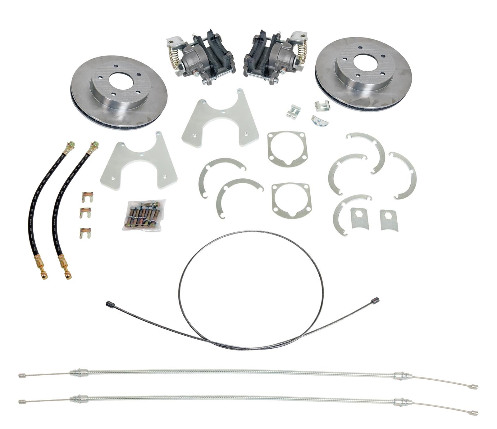Summit Racing SUM-BK1624A Summit Racing™ Rear Drum-to-Disc Brake Conversion Kits - Zander Auto Parts