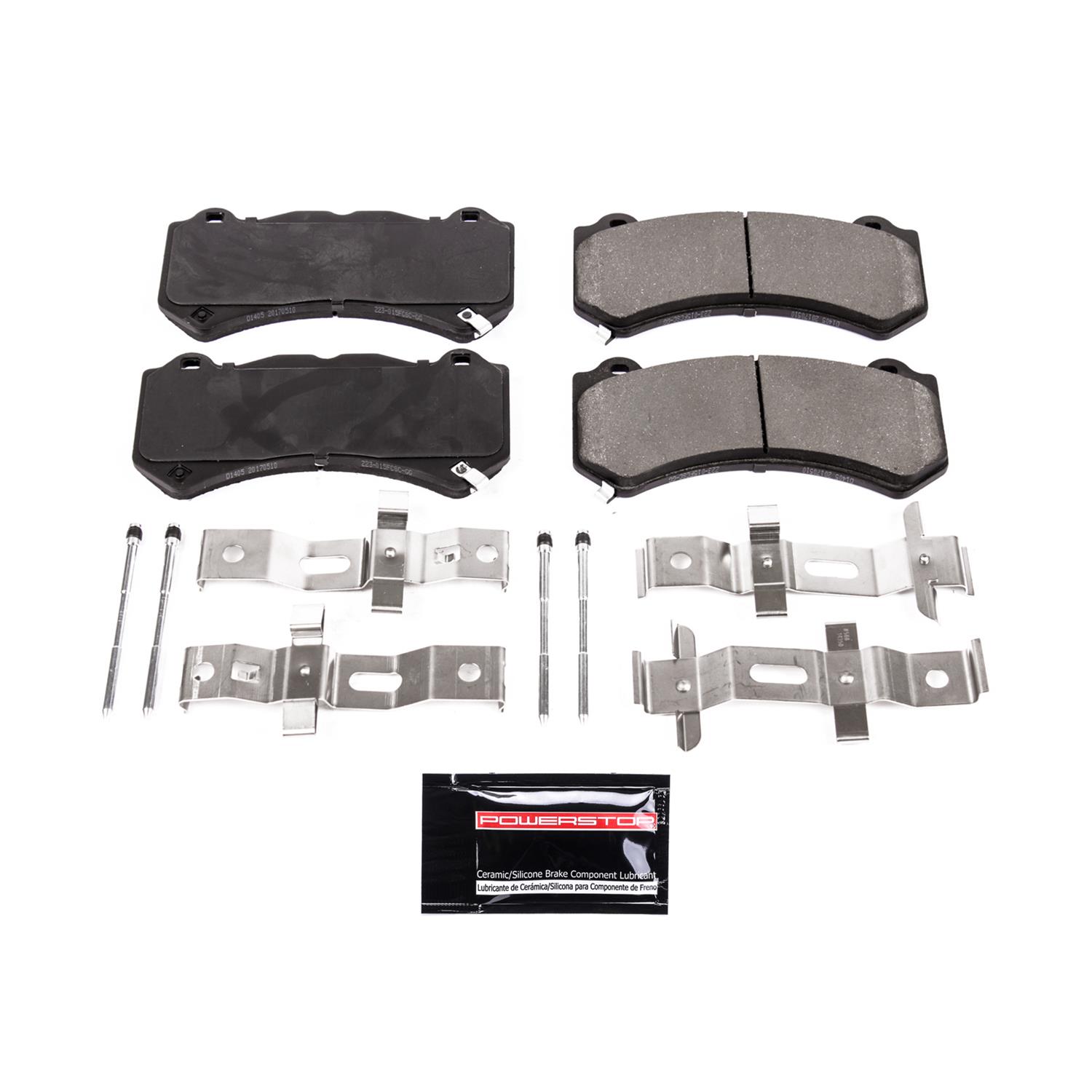 PowerStop Z23-1405 PowerStop Z23 Evolution Sport Brake Pads and Hardware Kits - Zander Auto Parts